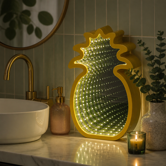 Very Cool Pineapple Mirror Light
