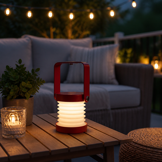Portable & Versatile Red Lantern